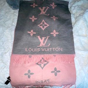 LV large shawl scarf.